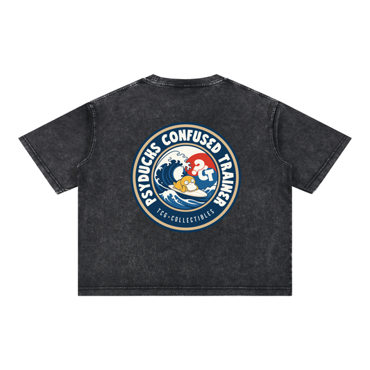 Mineral Wash Boxy Cotton T-Shirt
