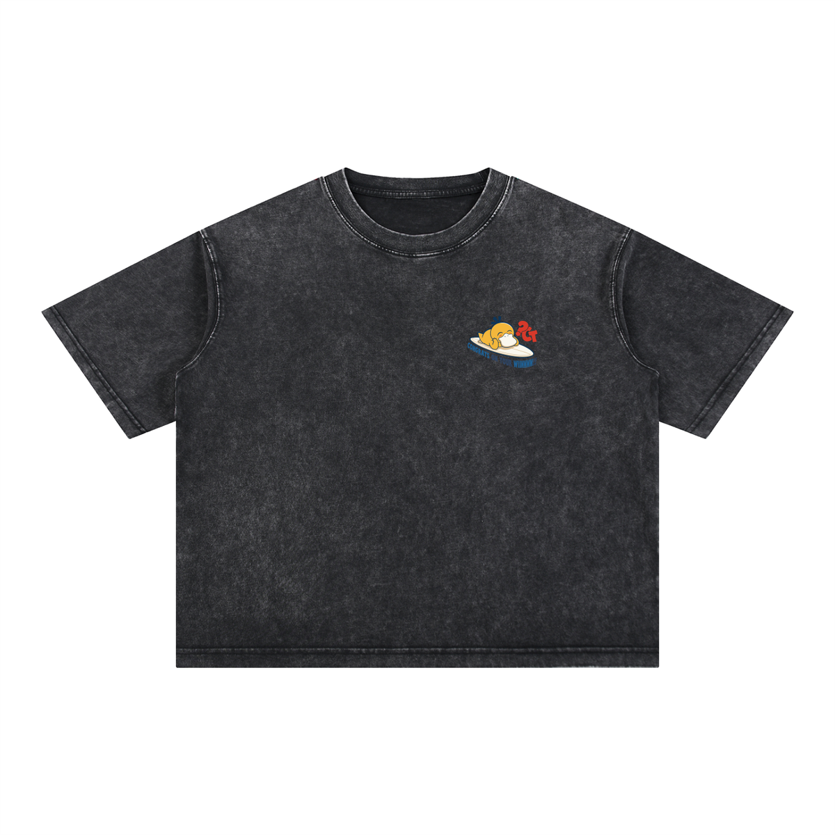 Mineral Wash Boxy Cotton T-Shirt